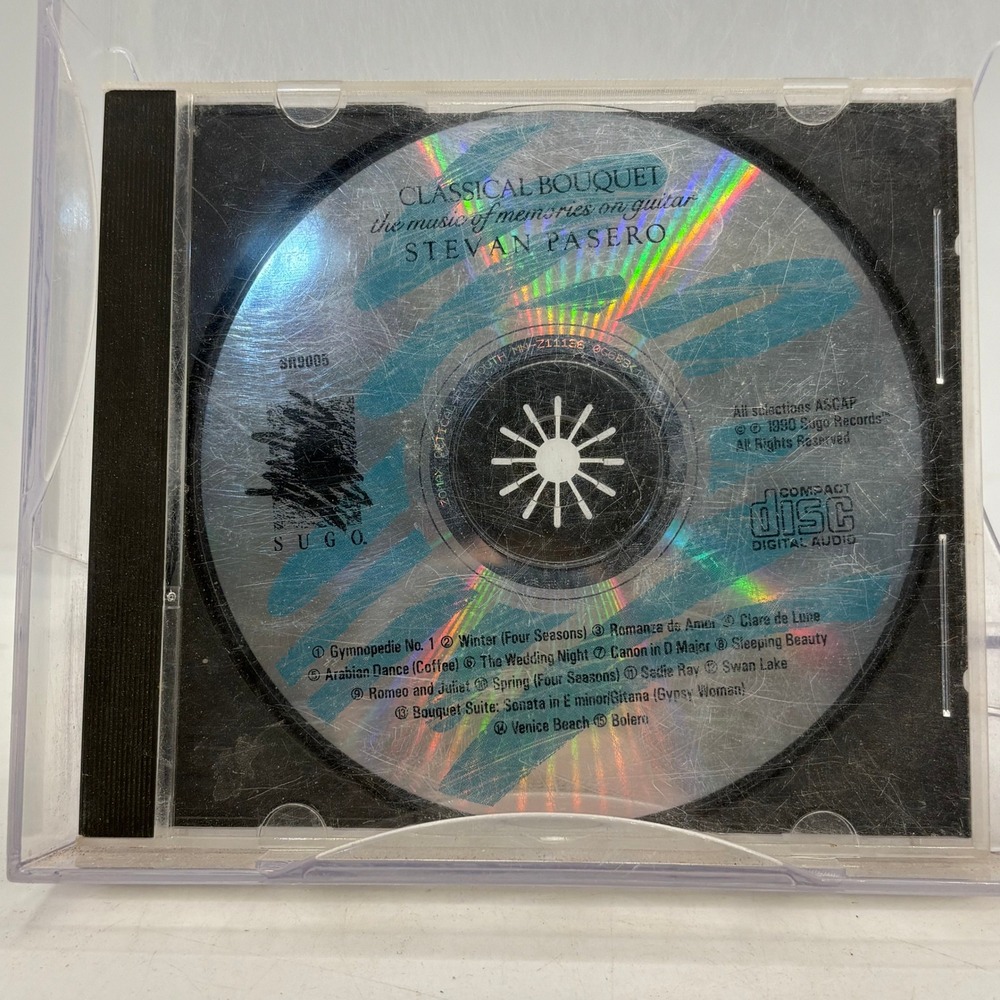 Stevan Pasero Classical Bouquet The Music of Memories on Guitar CD‎ SR9005 1990